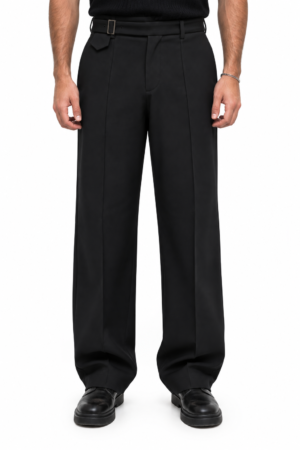 Noir Belted Trousers