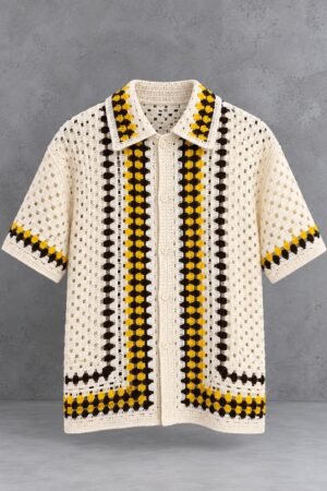 Crochet Patchwork Shirt